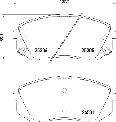 Brembo Remblokset P 30 093