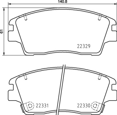 Brembo Remblokset P 30 096