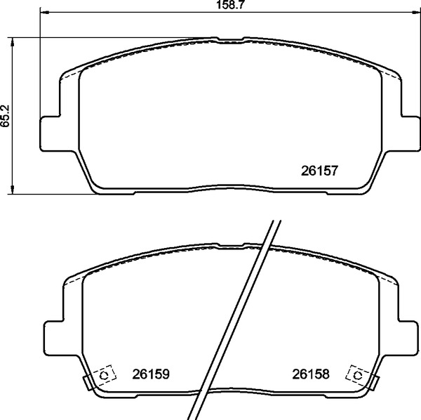 Remblokset Brembo P 30 116