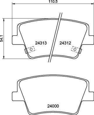 Remblokset Brembo P 30 117