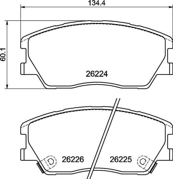 Remblokset Brembo P 30 121E