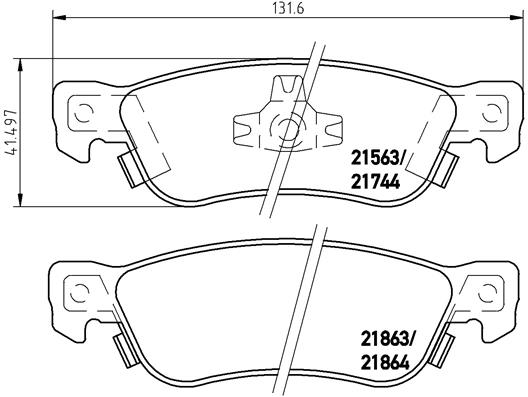 Brembo Remblokset P 34 003