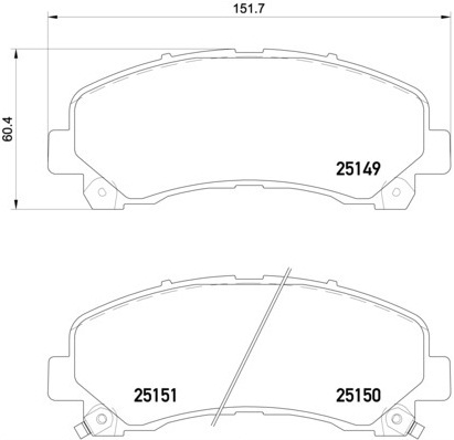 Brembo Remblokset P 34 007