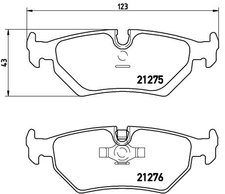 Remblokset Brembo P 36 008