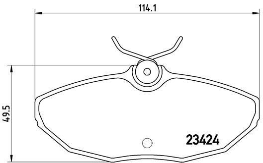 Remblokset Brembo P 36 013