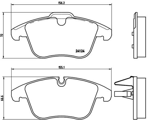 Brembo Remblokset P 36 022