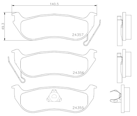 Brembo Remblokset P 37 009