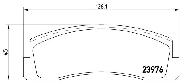 Remblokset Brembo P 41 005