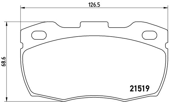 Brembo Remblokset P 44 005