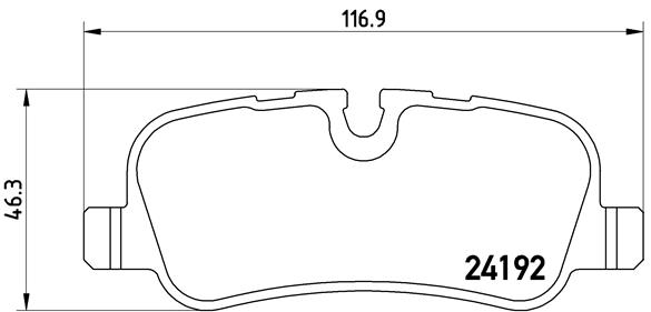 Brembo Remblokset P 44 019