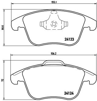 Brembo Remblokset P 44 020X