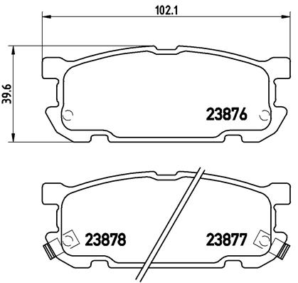 Brembo Remblokset P 49 030