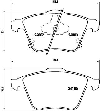 Brembo Remblokset P 49 038