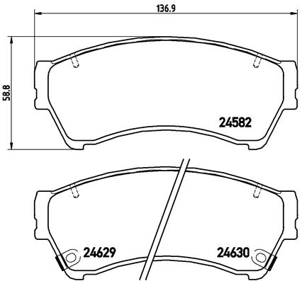 Remblokset Brembo P 49 039