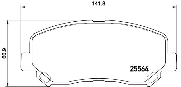 Remblokset Brembo P 49 045