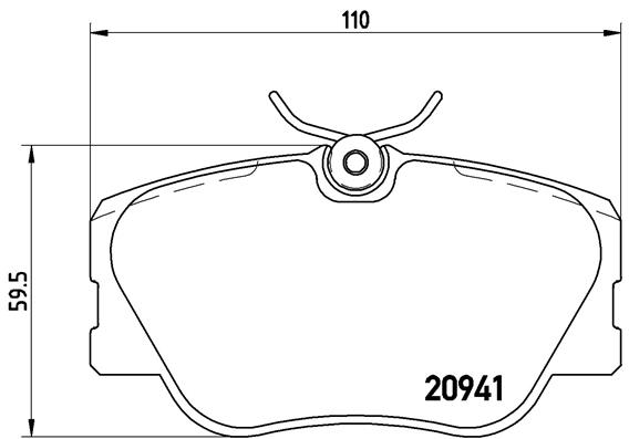 Brembo Remblokset P 50 008