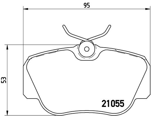 Brembo Remblokset P 50 011