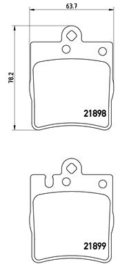 Brembo Remblokset P 50 033X