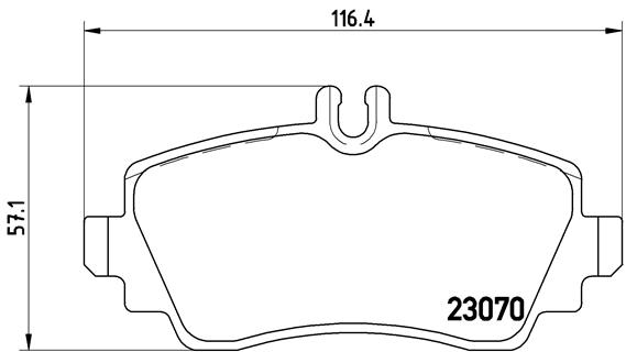 Brembo Remblokset P 50 036