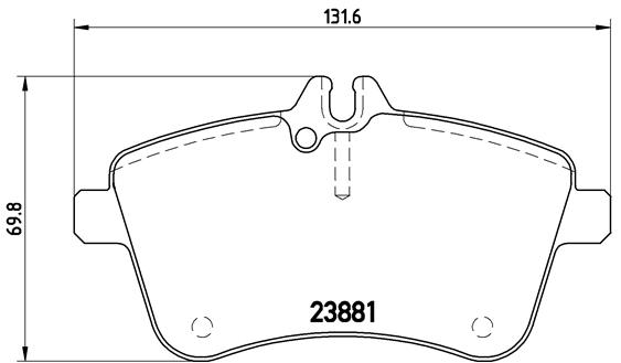 Brembo Remblokset P 50 057