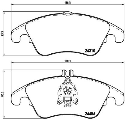 Brembo Remblokset P 50 069X