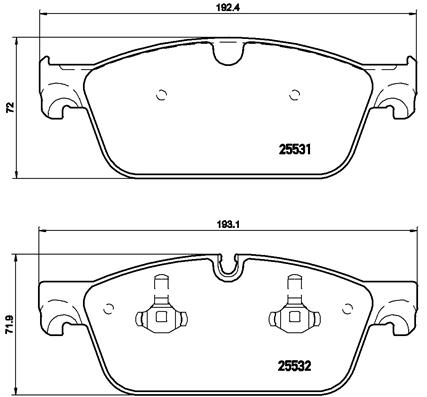 Brembo Remblokset P 50 102