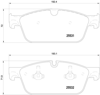 Brembo Remblokset P 50 112