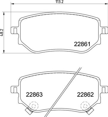 Brembo Remblokset P 50 153