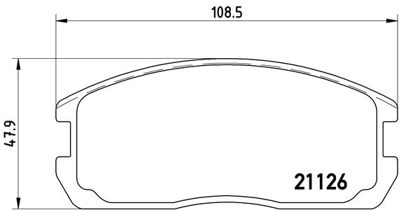 Brembo Remblokset P 54 009