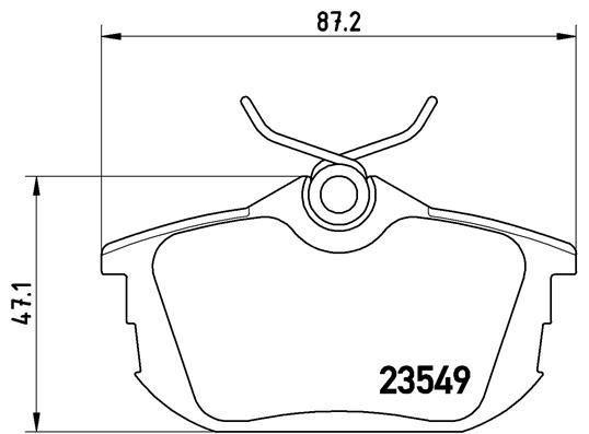 Brembo Remblokset P 54 023