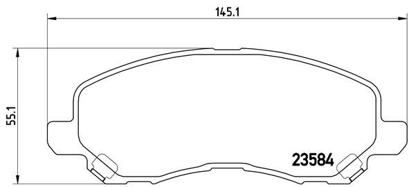 Brembo Remblokset P 54 030X