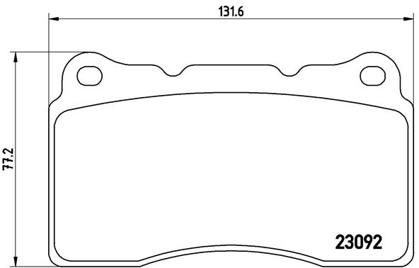 Remblokset Brembo P 54 040