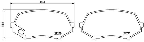 Brembo Remblokset P 54 044