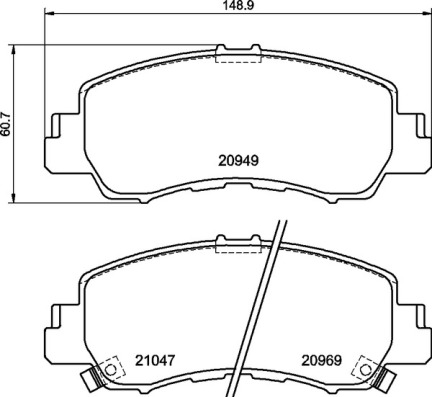 Remblokset Brembo P 54 061