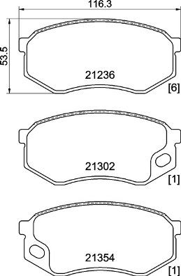Remblokset Brembo P 54 064