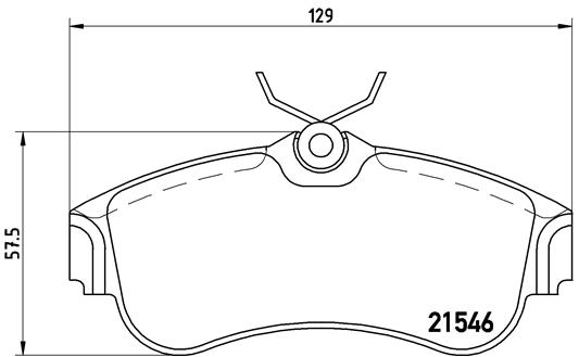 Brembo Remblokset P 56 022