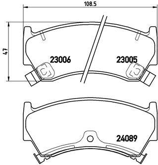 Brembo Remblokset P 56 026