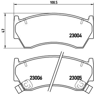 Brembo Remblokset P 56 033