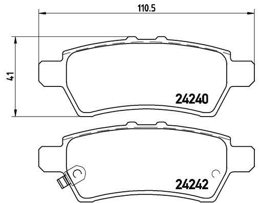 Brembo Remblokset P 56 060