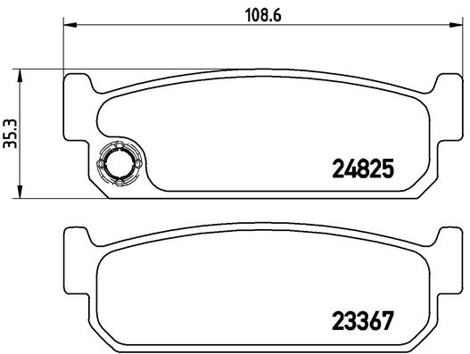 Brembo Remblokset P 56 067