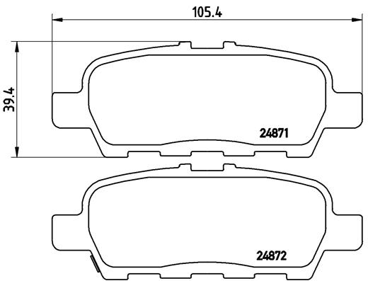 Brembo Remblokset P 56 068