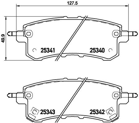 Brembo Remblokset P 56 082