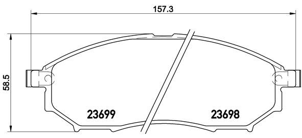 Brembo Remblokset P 56 094