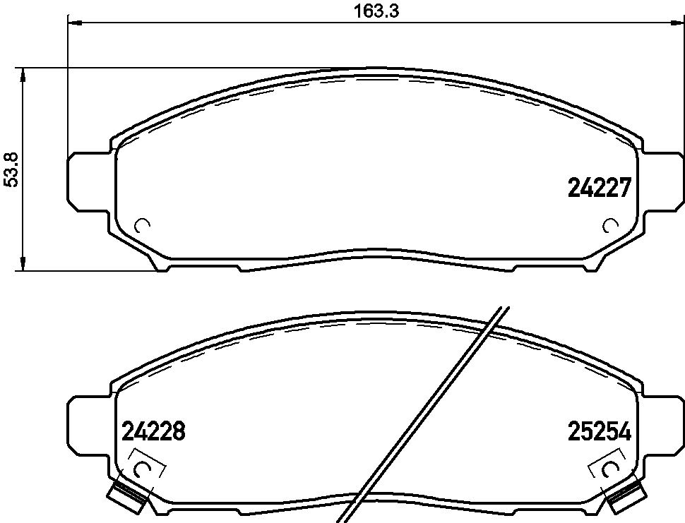 Remblokset Brembo P 56 096E