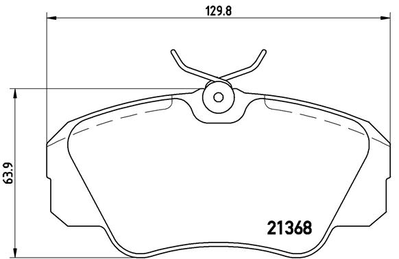 Brembo Remblokset P 59 016