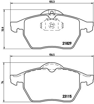 Brembo Remblokset P 59 022