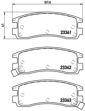 Brembo Remblokset P 59 027