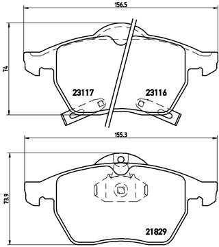 Brembo Remblokset P 59 029