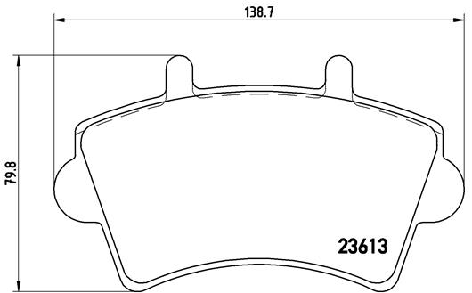 Brembo Remblokset P 59 039