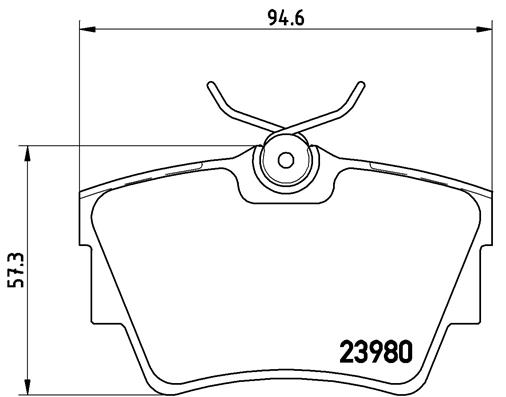 Brembo Remblokset P 59 041